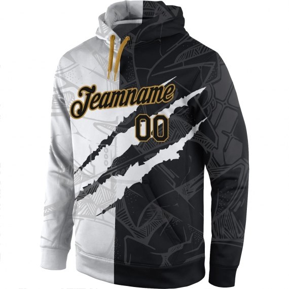 Graffiti Pattern Pullover Hoodie