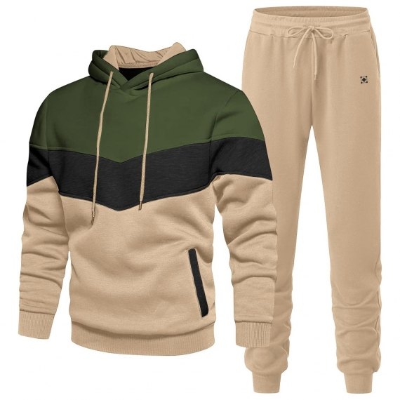 Athletic Casual Hooded Tracksuit