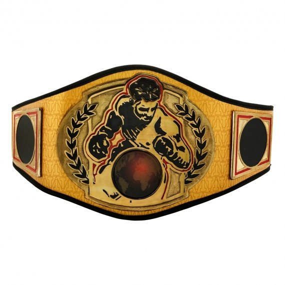 Gold Boxing Championship Belt